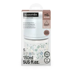 Flessen met fysiologische speen SX PRO S 150 ml Wonderland Liberty blauw
