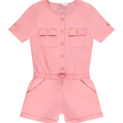 Fluïde combishort met zakken meisjes
