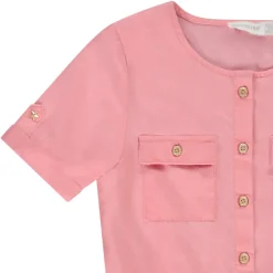 Fluïde combishort met zakken meisjes