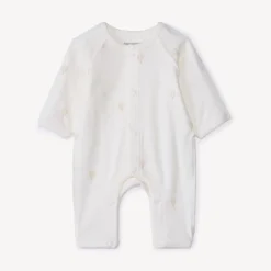 Fluweel combinatie met ballonmotief voor prematuur baby