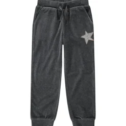 Fluwelen joggingbroek met ster van lovertjes