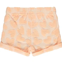 Fluwelen short met dévoré effect meisjes