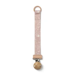 Fopspeenclip in hout Monkey Sunrise Pink