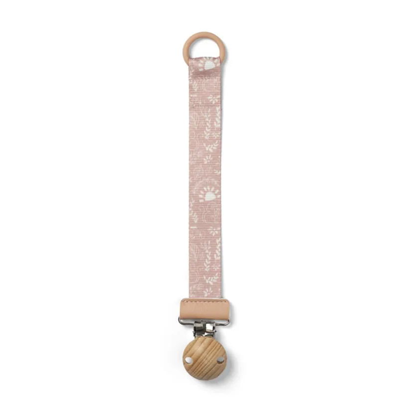 Fopspeenclip in hout Monkey Sunrise Pink