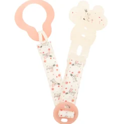 Fopspeenclip Lapin met universele siliconen ring