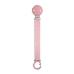 Fopspeenclips met stoffen lint Wonder fuchsia