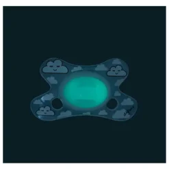 Fopspeen dental Night Glow in the Dark 0-6m - Blauw