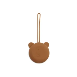 Fopspeenetui siliconen caramel 7 cm