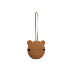Fopspeenetui siliconen caramel 7 cm