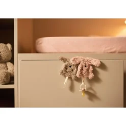 Fopspeenhouder Teddy Bear Wild Rose