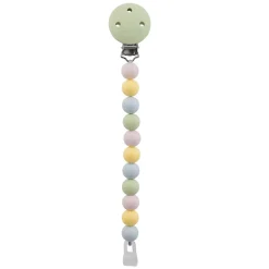 Fopspeenketting silicone Multicolors Groen