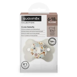 Fopspeen met siliconen tuit SX Pro 6-18M Wonderland beige