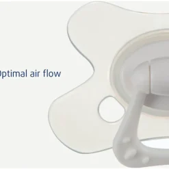 Fopspeen Natural silicone 0-6m Pure Ice
