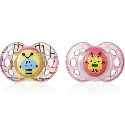 Fopspeen silicone Closer to Nature 6-18 m x2 - Fun
