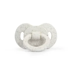 Fopspeen van bamboe met anatomische latex speen 0-6 maanden vanilla white