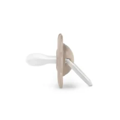 Fysiologische silicone fopspeen SX PRO Wonderland Vlinder 0-6M met beige decoratie