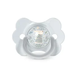 Fysiologische siliconen fopspeen SX PRO Wonderland Butterfly 0-6M in blauw decor.