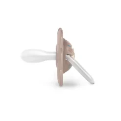 Fysiologische siliconen fopspeen SX PRO Wonderland Vlinder 6-18M versierd in roze