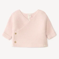 Garen vest in effen tricot voor meisjesbaby's