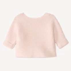 Garen vest in effen tricot voor meisjesbaby's