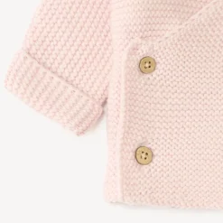 Garen vest in effen tricot voor meisjesbaby's