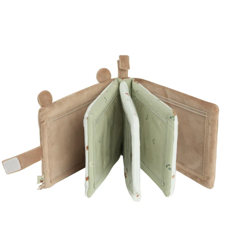 Geboortealbum in fluweel met berenmotief - Roi des Forêts