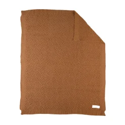 Gebreide deken sweet caramel uit de Mix & Match-collectie