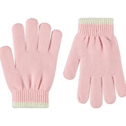 Gebreide handschoenen met contrasterende boord meisjes