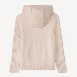 Gebreide hoodie vest jongens
