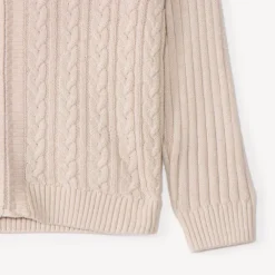 Gebreide hoodie vest jongens