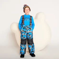Gebreide ski-muts met microfleece voering jongens
