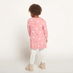 Gebreide trui-jurk met fantasie jacquardmotieven meisjes