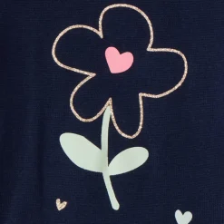 Gebreide trui met bloemprint voor babymeisjes