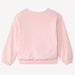 Gebreide trui met geborduurde motieven voor babymeisje