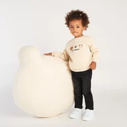 Gebreide trui met geborduurde motieven voor babymeisje