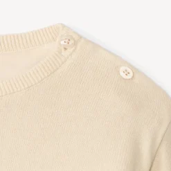 Gebreide trui met geborduurde motieven voor babymeisje