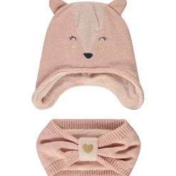 Gebreid muts en snood meisjes