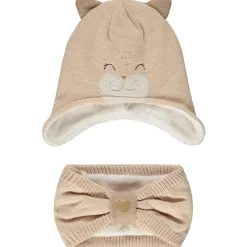 Gebreid muts en snood meisjes