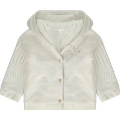 Gebreid vest in schuim steek met sherpa voering voor baby meisje
