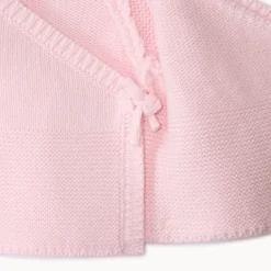 Gebreid vest met overslagkraag voor premature meisjesbaby's