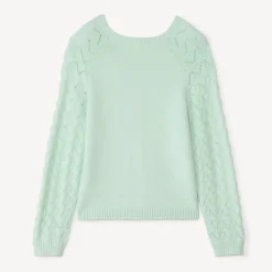 Gehaakte unicolor vest meisjes