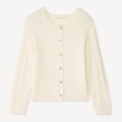 Gehaakte unicolor vest meisjes