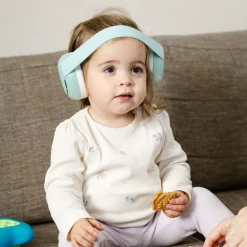 Gehoorbescherming BV74 voor baby's en peuters - Wit/Muntgroen