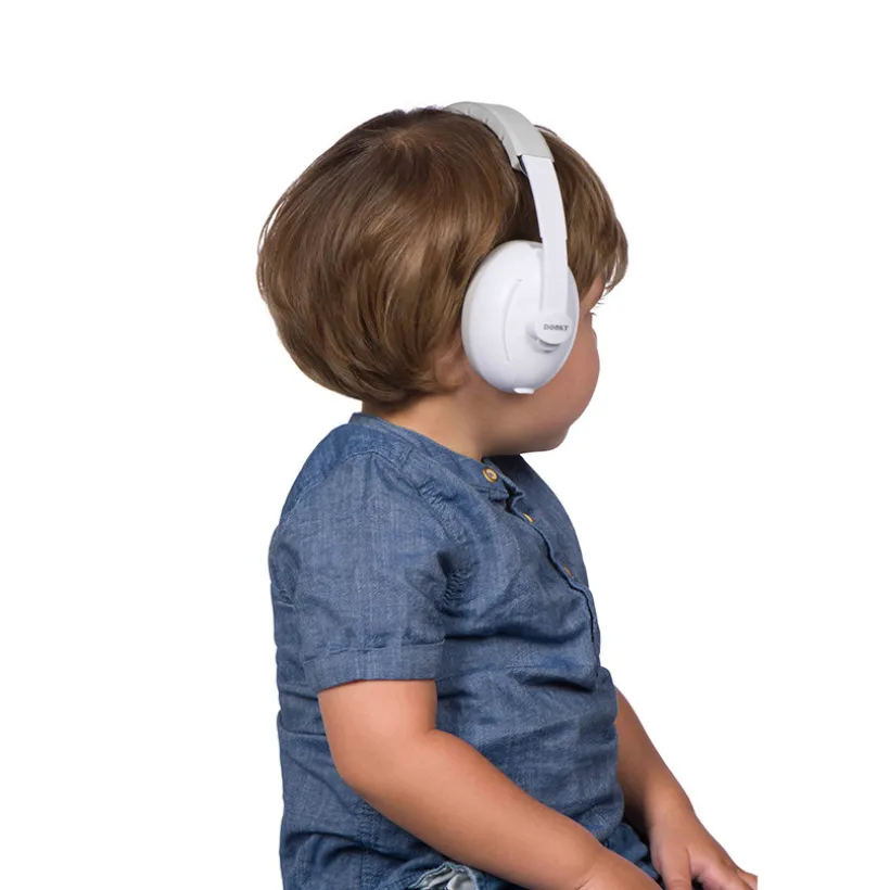Gehoorbescherming 2-in-1 baby/junior Wit