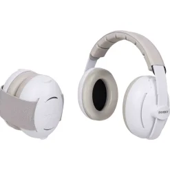 Gehoorbescherming 2-in-1 baby/junior Wit