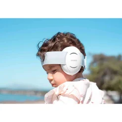Gehoorbescherming 2-in-1 baby/junior Wit