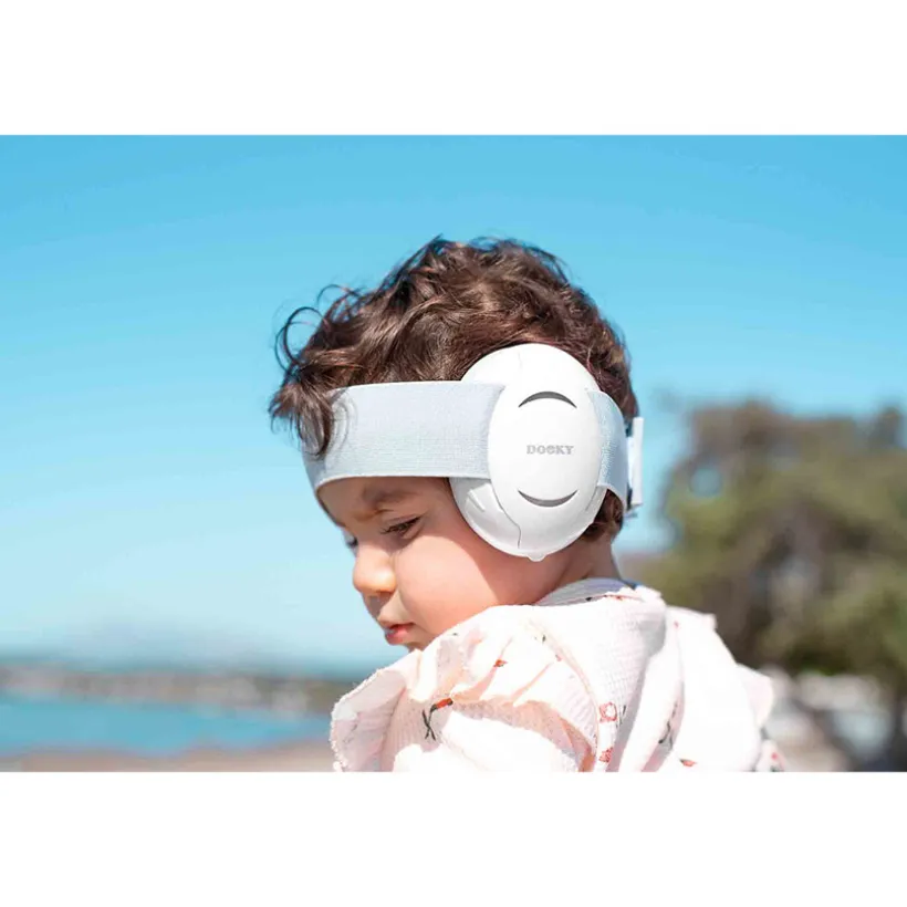 Gehoorbescherming 2-in-1 baby/junior Wit