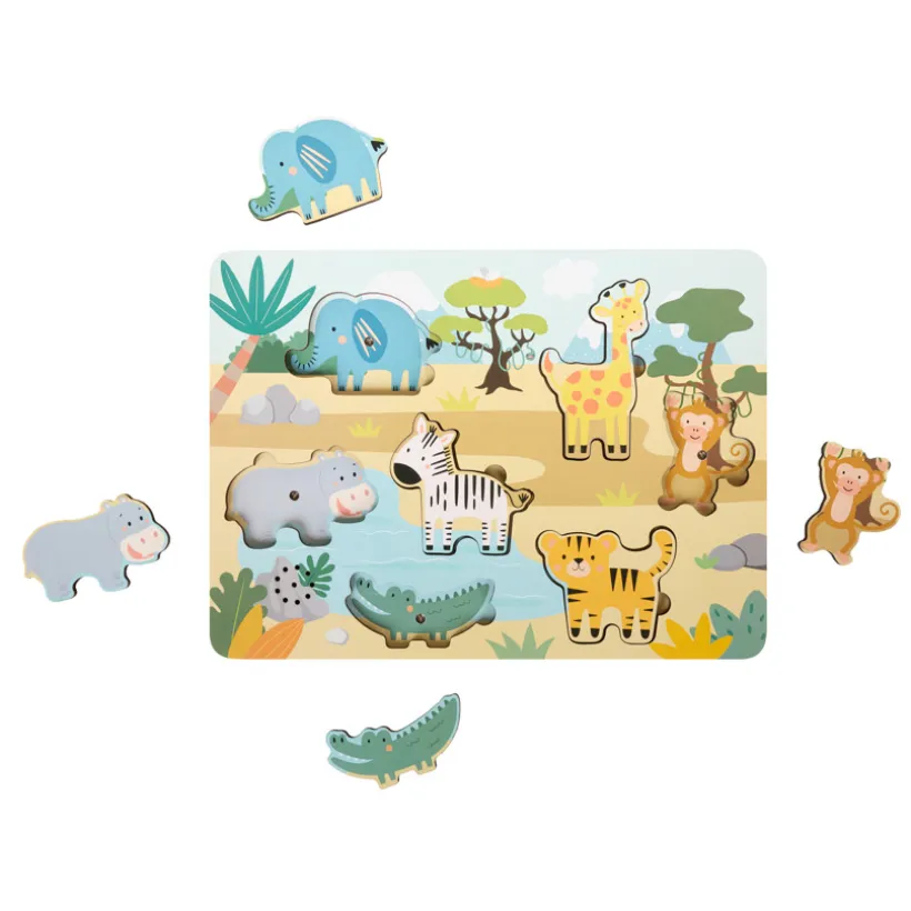 Geluidenpuzzel jungle