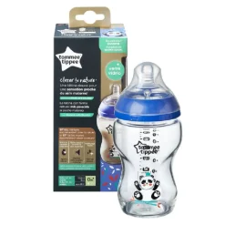 Gemiddelde gr-glass 1x250ml fles jongen aluminium achterzijde