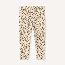 Geribbelde fantasieboxershort voor babymeisje met allover hartjesprint